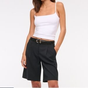 Cute AF ABERCROMBIE Black Women's Bermuda Shorts